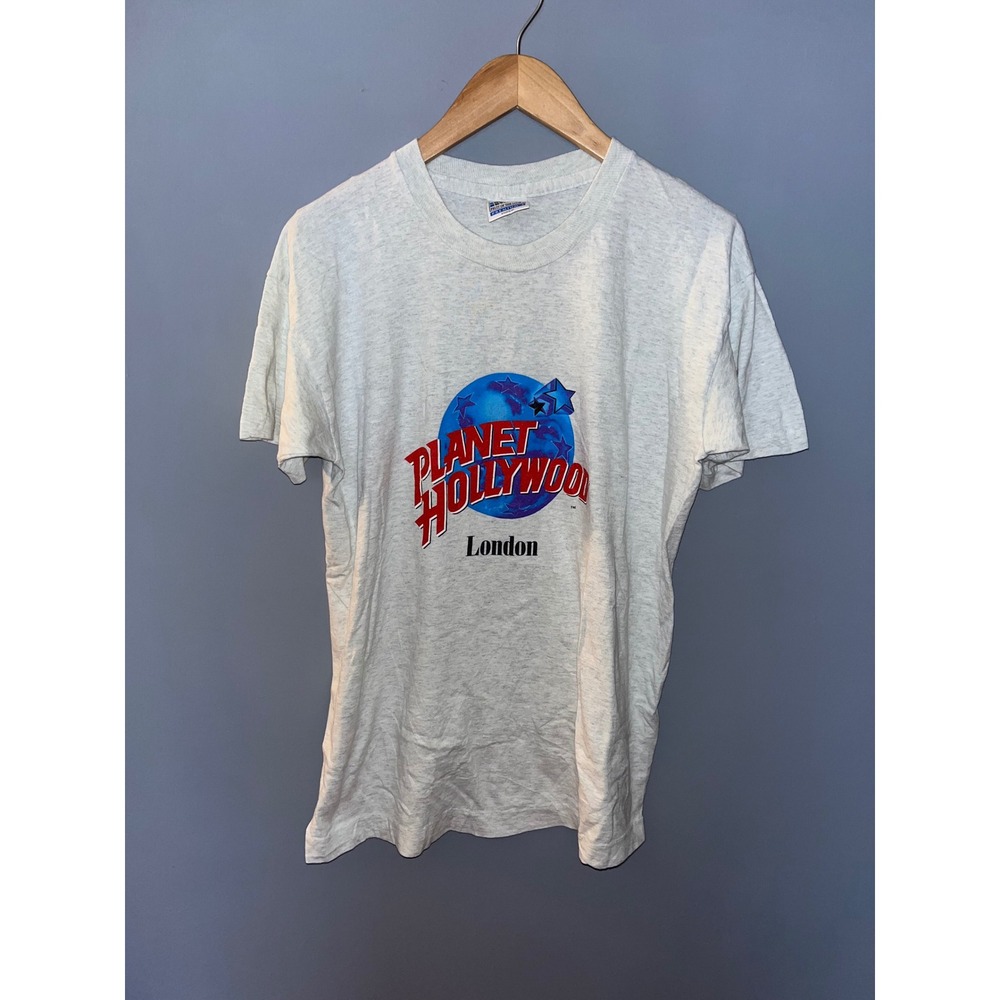 Vintage Planet Hollywood London T-Shirt‎ Size Medium Graphic Tee Retro 90s